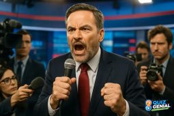 Bolsonaro irritado com pergunta sobre rachadinha feita pelo humorista André Marinho na Jovem Pan., abandona live