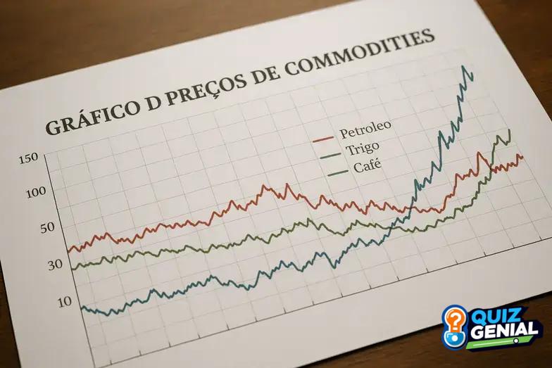 Commodity preço flutuação