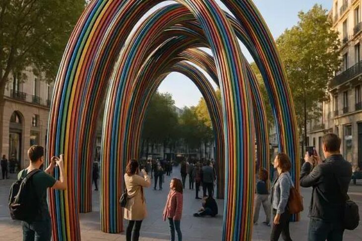 Instalações arte urbana transformam cidades