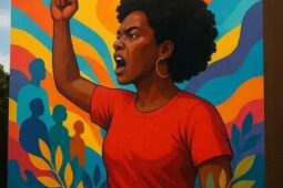 Murais públicos transmitem mensagens sociais