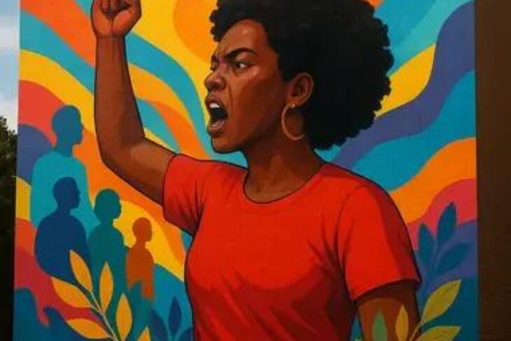 Murais públicos transmitem mensagens sociais