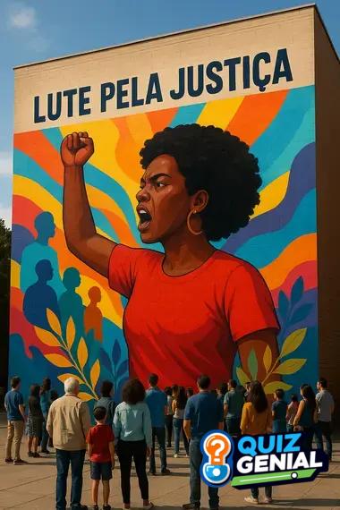 Murais públicos transmitem mensagens sociais