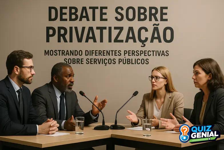 Privatização serviço público Brasil