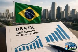 Projeção do PIB brasileiro no segundo trimestre de 2025