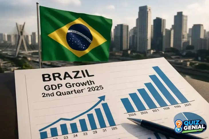 Projeção do PIB brasileiro no segundo trimestre de 2025
