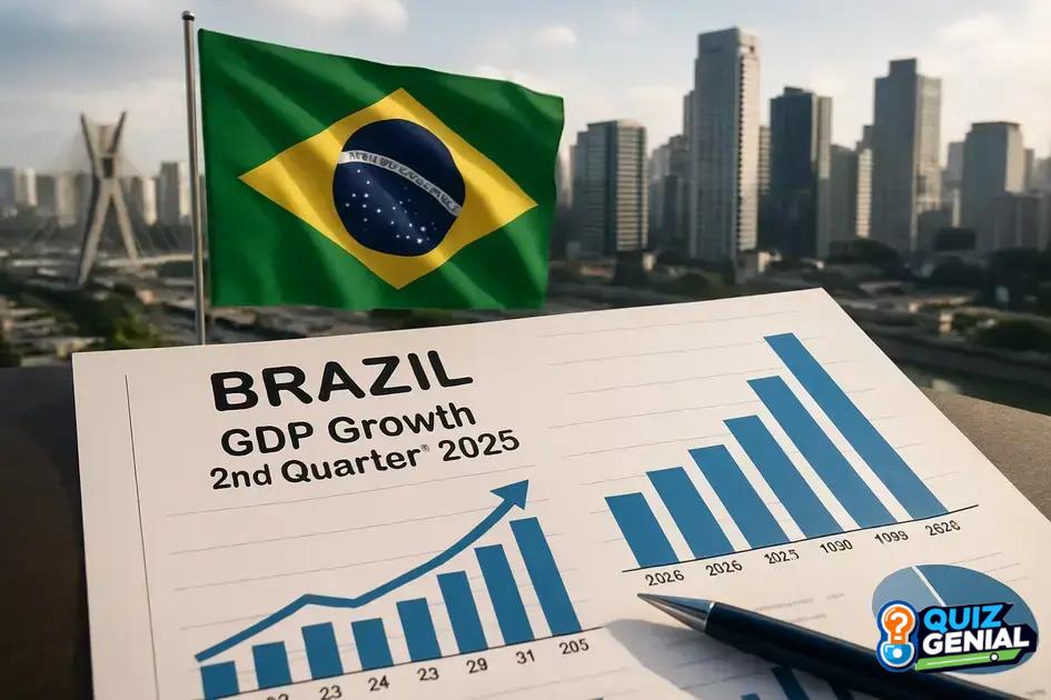 Projeção do PIB brasileiro no segundo trimestre de 2025