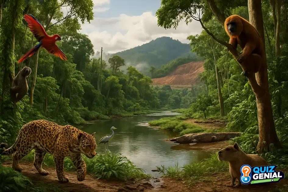 Ameaças à Biodiversidade na Amazônia: Desmatamento, Mineração e a Luta Pela Conservação