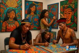 Cores da Ancestralidade: A Arte Indígena Contemporânea Brasileira Conquistando Galerias e Corações