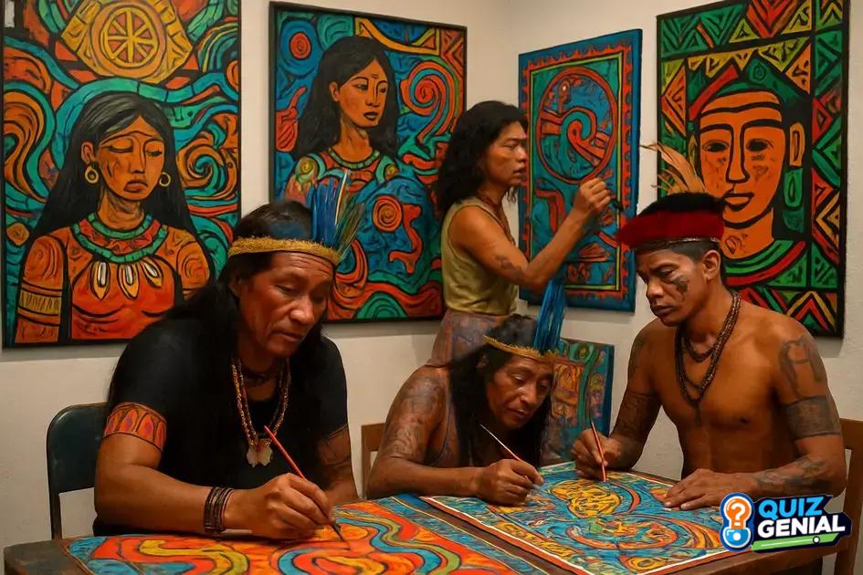 Cores da Ancestralidade: A Arte Indígena Contemporânea Brasileira Conquistando Galerias e Corações